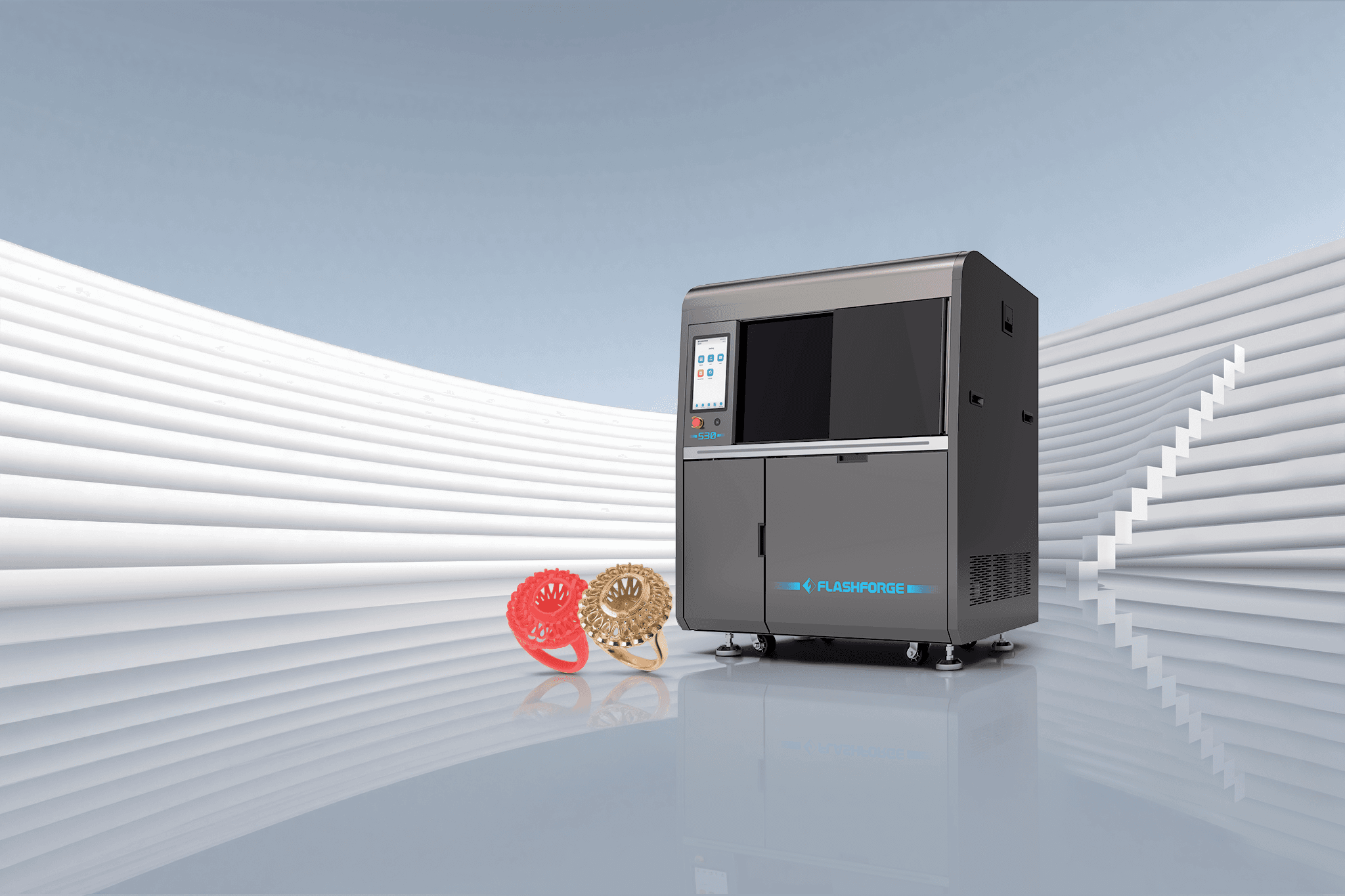 WJ530 professionele 3D-waxprinter